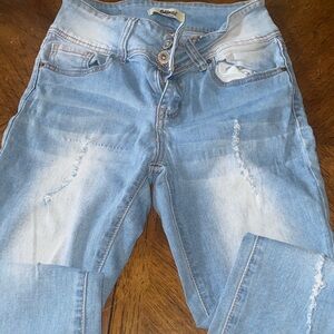 California distressed skinny jeans